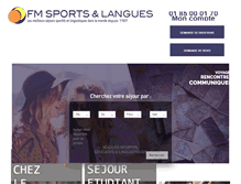 Tablet Screenshot of fmsport.com