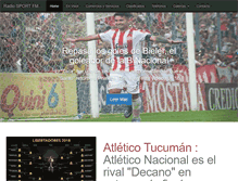 Tablet Screenshot of fmsport.com.ar